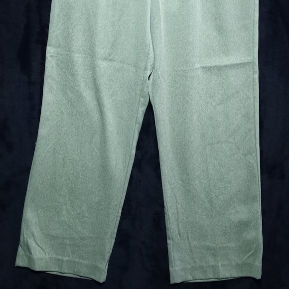 Alfred Dunner Women's Pants Size 8P 100% Polyester Green Petite #1220 - Picture 3 of 7